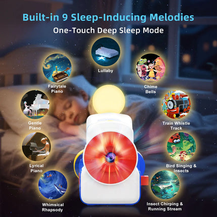 Story Projection Machine Early Education Puzzle Development Built-in 4 Audio Story Cards  Projector Torch Baby Toy Children Enli