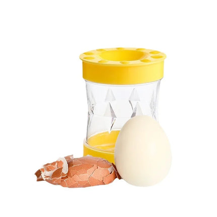 Hand Egg Sheller Cranked Automatic Household Peeling Machine Opener Tool Fully Automatic Small Kitchen Gadgets for Boiled Eggs