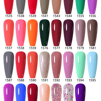 NAILCO 283Colors Gel Nail Polish Top Base Vernis Semi Permanent UV Gel Varnish Nails Art Varnish Hybrid Manicure