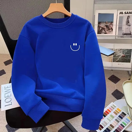 American Style Loose round Neck Printed Sweatshirt Women's plus Size Spring Autumn New Style Comfortable Outerwear Top