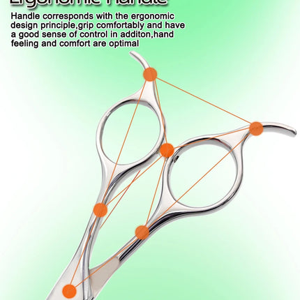 Dog grooming hair clippers, 7.5 ", super large 45 ° curved scissors,Pet Bend Scissor, fine dog hair trimming tool Shears