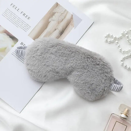 【xxx】Sleeping Mask Sleeping Blindfold Soft Plush Eye Masks Cute Eye Cover Band Shade Rest Eyepatch Nap Health Eye Cover[S14]