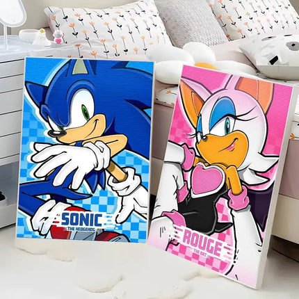 Kawaii Sonic Anime Poster Wall Art Waterproof / Kawaii Sonic Wall Poster
