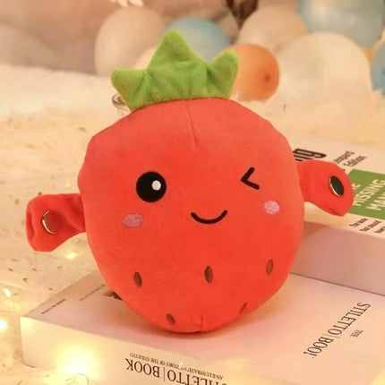 Cartoon Fruit Sensory Rhythm Piano Doll Toy, Baby Interactive Fruit Doll, Musical Plaything for Kids, Fun Educational Gift