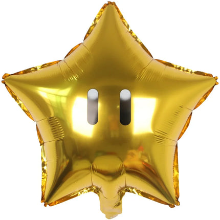 Cartoon Super Mary Balloon Set Mario Luigi Game Themed Birthday Party Decoration  Peach Princess Aluminum Film Balloon Kids Gift