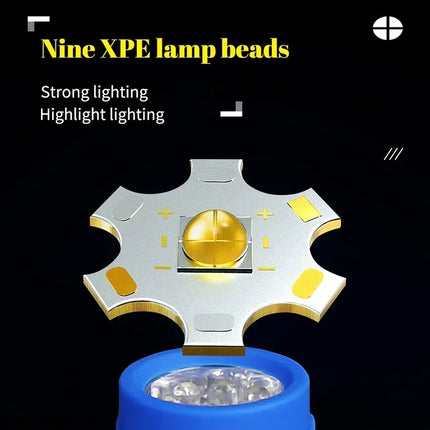 Portable LED Mini Children's Flashlight Super Bright Using 3 Batteries Keychain Lantern Pocket Outdoor Waterproof Camping Torch
