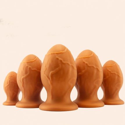 Silicone Anal Egg Butt Plug Large Anal Beads Anal Plug Dildo Anal Stimulator Dilator Masturbator Adult Toy Sex Products Sex Shop
