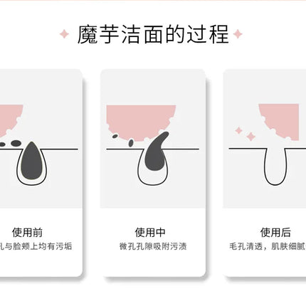Face Washing Sponges Beauty Makeup Tools for Women Face Cleaning Sponge Heart Round Shape Konjac Cleaning Exfoliator Puff Purple