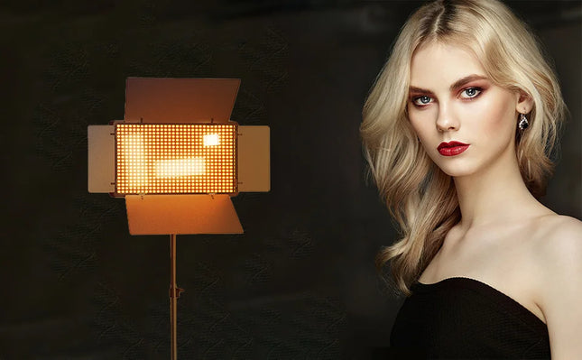 LED Photo Studio Light Video Studio Light with Dimmable for Game Live Video Lighting Portable Video Recording Photography Lamp
