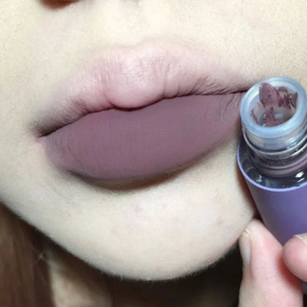 Pigeon Blood Red Matte Lipstick Waterproof and Lasting Blue Gothic Lip Gloss Sexy Punk Black Lip Tint Dark Lip Cream Makeup