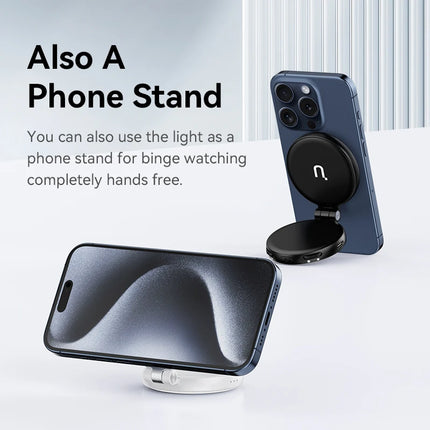 Ulanzi LM19 Bi-color MagSafe Light Phone Stand for iPhone 15 14 13 12 Mini Pro Pro Max for Vlog Live-streaming Photography