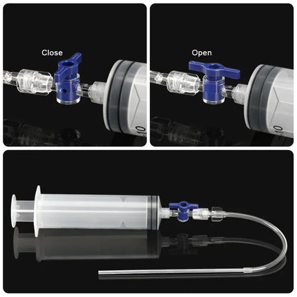 60ml Tubeless Tire Injector Syringe Presta Valve Core Remover MTB/Road Bike Sealant Injection Tool