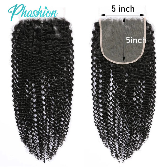 Phashion 5x5 28 26 Inch Deep Swiss Transparent Lace Closure Loose Wave Brazilian Remy Human Hair Curly For Black Women On Sale