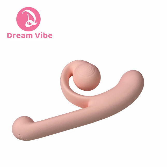 Snail Dildo Vibrator Adjustable Clit Fit Penetration G-Spot Dual Motors Pleasure Women Sex Toy Double Stimulation Toy Love 18+