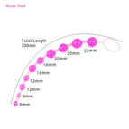 Rose Red 10 Beads / China Mainland