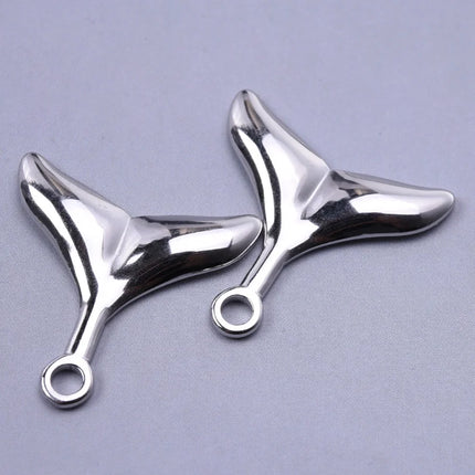 5pcs Stainless Steel Conch Starfish Turtle Charms For Jewelry Making Supplies Ocean Charm Silver Color Pendant Handmade Material