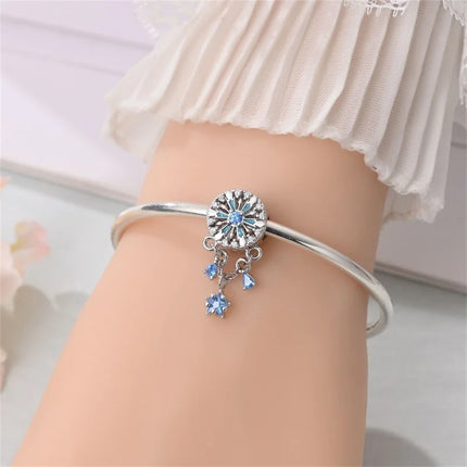 Original 925 Sterling Silver Charms Beads Cute Mushroom Unicorn Love Wings Pearl Charm for Bracelet Pendant Woman Girl Jewelry