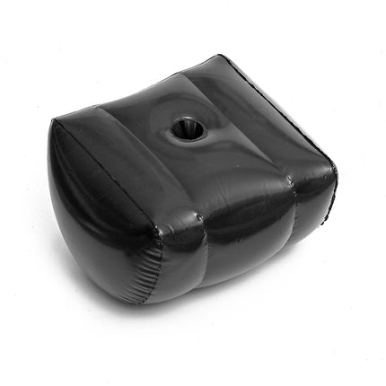 Black Half Round Inflatable Pillow&Leak Repair Patch, Adult Sexual Posture Assistance Air Cushion,Portable&Stored,sex Fun Pillow