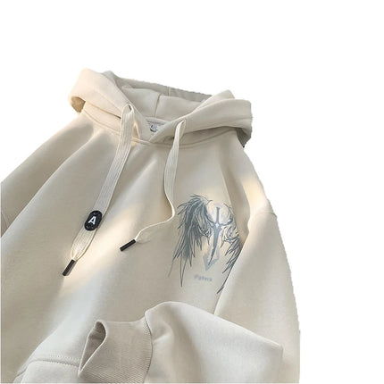 Wing Sword Men Women Pullover Hoodie Outdoor Sports Hip-hop American Street Casual Fashion Autumn Winter Adult Sweatshirt Top