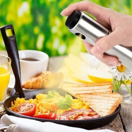 100ML 304 Stainless Steel BBQ Olive Oil Spray Diffuser For Kitchen Dispenser Bottle Squirt Container Vinegar Fuel Injection Pot