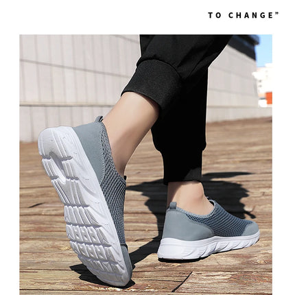 YRZL New Running Shoes for Men Breathable Sports Shoes Light Weight Fashion Summer Breathable Sneakers for Men Plus Size 39-46