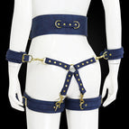 4pcs-Textured Blue