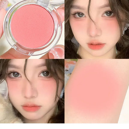 HISYI monochrome blush whitening matte cosmetics natural smudge nude makeup blush plate