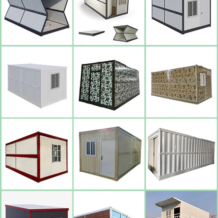 1 MOQ Factory Customized Luxury Australia Structure Expandable Prefab Collapsible Container House Sliding Home Office 40ft 20ft