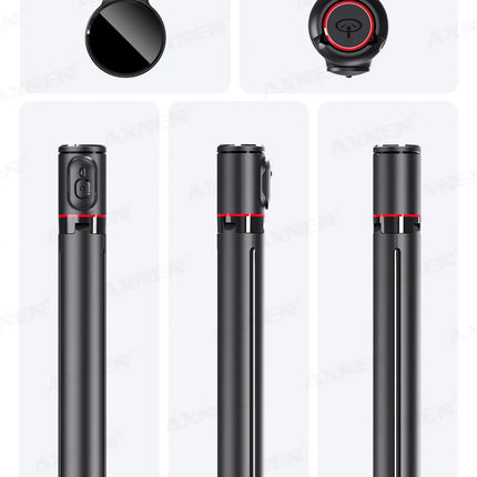 Auto Pop-Up Tripod Portable 70-Inch All-in-one Selfie Stick, Foldable Phone Holder with Bluetooth Remote for iPhone Android
