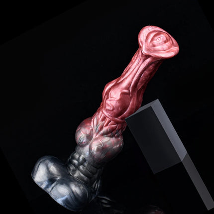 NNSX Silicone Horse Dildo Long Penis Anal Plug Huge Knot G-spot Vaginal Stimulator with Suction Cup Adult Sex toy for Women Men