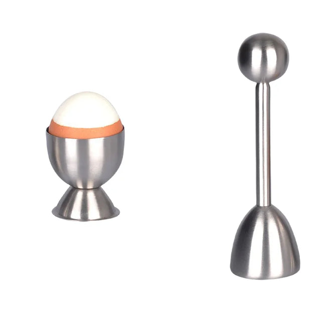 Stainless Steel Egg Opener Shell Opener Egg Head Eggshell Cutter Egg Cup Holder Multi-purpose Egg Tool Kitchen Gadgets