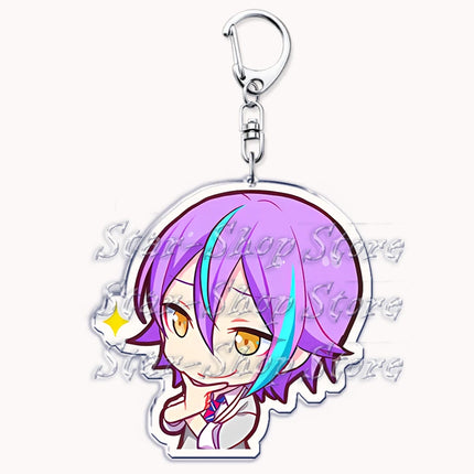 VIRTUAL SINGER Wonderlands Showtime Keychains Keyrings for Accessories Touya Emu Rui Akito Tsukasa Key Chain Jewelry Fans Gifts
