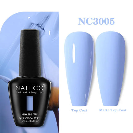 NAILCO 131Colors TPO FREE HEMA Vernis Semi Permanent UV Varnish Gel Nail Polish Nails Art Gel Manicure TOP BASE Varnish Hybrid