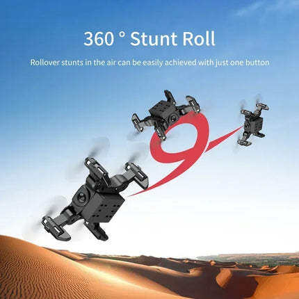 Mini Drone V2 Folding Quadcopter Aerial 4K 1080P HD Camera WiFi FPV Air Pressure Altitude Hold RC Remote Helicopter Kid Toy GIft