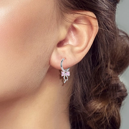 Orstarry 925 Sterling Silver Crystal Circular Eardrops Drop Earrings Women Earrings Charm Fashion Versatile Party Jewelry Gifts