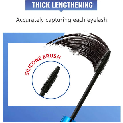 Makeup BOB Three-Dimensional Thick Beautiful Eye Black, Durable Waterproof, Sweat Proof, Non Smudging, Black Package In English