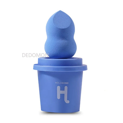 Blue Beauty Set Gourd Water Drop Puff Makeup Puff Set Colorful Cushion Cosmestic Sponge Tool Wet and Dry Use Makeup