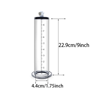 Acrylic Penis Pump Accessories Vacuum Penis Enlargement Device Masturbation Vacuum Pump Flange Pump Penis Cylinder Set Sex Toys