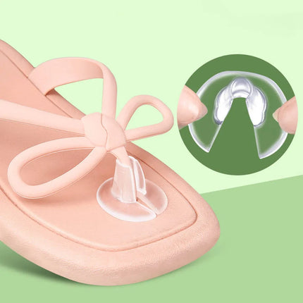 2pc Invisibles Flip-Flop Gel Pad Anti-Slip Anti Wear Foot Gel Toe Guards Cushions Toe Separator for Women Men