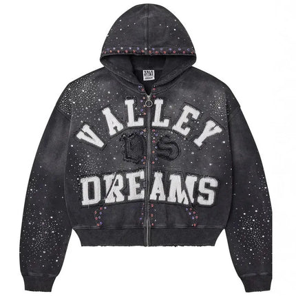 valley dreams hoodie Dark Style Men's and Women's Loose Casual Design with a Sense of Hygiene, Hooded Sweatshirt and Retro Style
