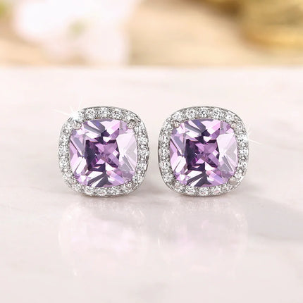 CZ Stud Earrings / Boucles Zircone