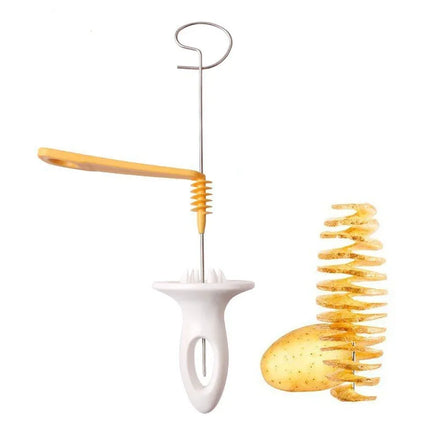 Whirlwind Potato Spiral Cutter Potato Tower Making Machine Vegetable Slicer Creative Vegetable Tools Kitchen Accessories Gadgets