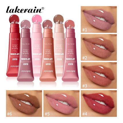 6 Colors Lip Gloss Glowy Balm Tinted Lip Moisturizer Repairing Nourishing Lip Tint Glow Liquid Lip Gel Hydrating Lips Care