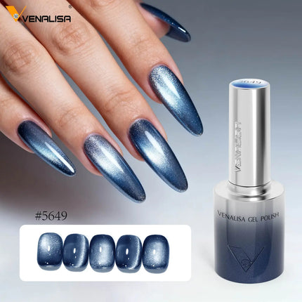 10ml*1pc Venalisa Nail Gel Polish Hema Free TPO Free Color Diamond Sparkle Magnet 10DCat Eye Gel Soak Off UV LED Varnish Gel Kit