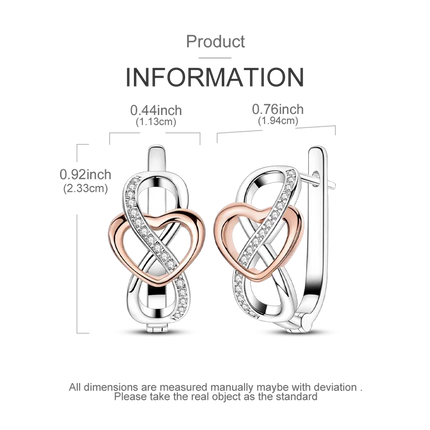 925 Sterling Silver Earrings Women 2025 Jewelry Hoop Ear Studs Sparkling Pave Earring Wedding Gift For Anniversary