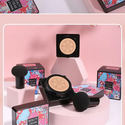 CC Cream Magic Foundation Mushroom Head Air Cushion Waterproof Brighten Foundation Cream Women Base Makeup Face Korean Cosmetics