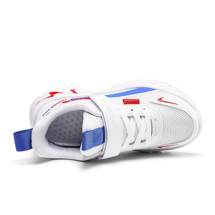 Lightweight Children's Black Sneakers Breathable Mesh for Boys Casual Walking Shoes Non-slip Kid Girls' School Running Shoes
