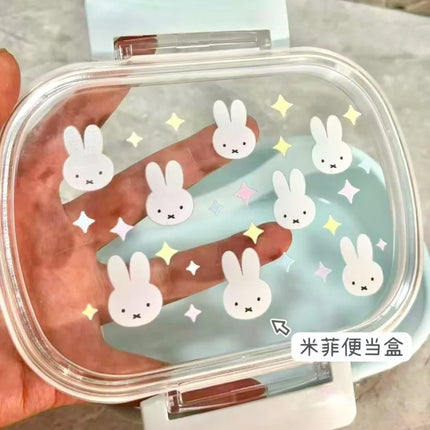 Miffy Lunch Box Cute Lunch Food Container With Lids Sealed Leak-proof Almacenamiento Cocina Portable Fruits Bento Box For Kids