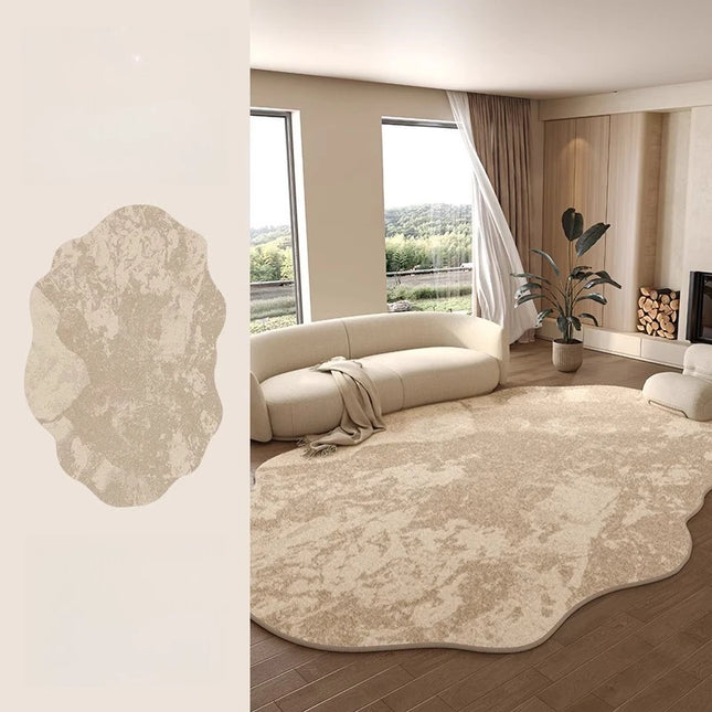 Irregular Shapes Bedroom Decor Large Carpet Light Luxury Carpets for Living Room Thick Plush Cloakroom Floor Mat Fluffy Soft Rug