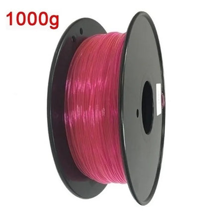 Flexible Filament Transparent TPU 1.75mm 1kg 500g 250g Fit FDM 3D Printer Material 95A Soft TPU Filament Clear Blue Green Red